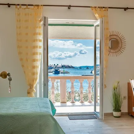 Mare-more W Balcony And Front And View Apartment Zadar