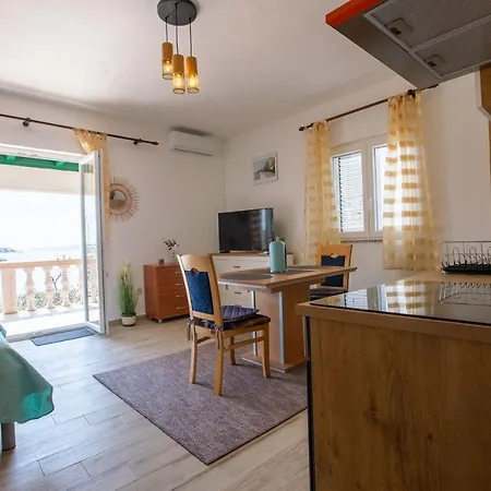 Mare-more W Balcony And Front And View Apartament Zadar